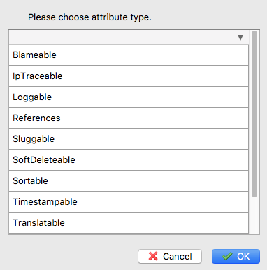 Choose an attribute